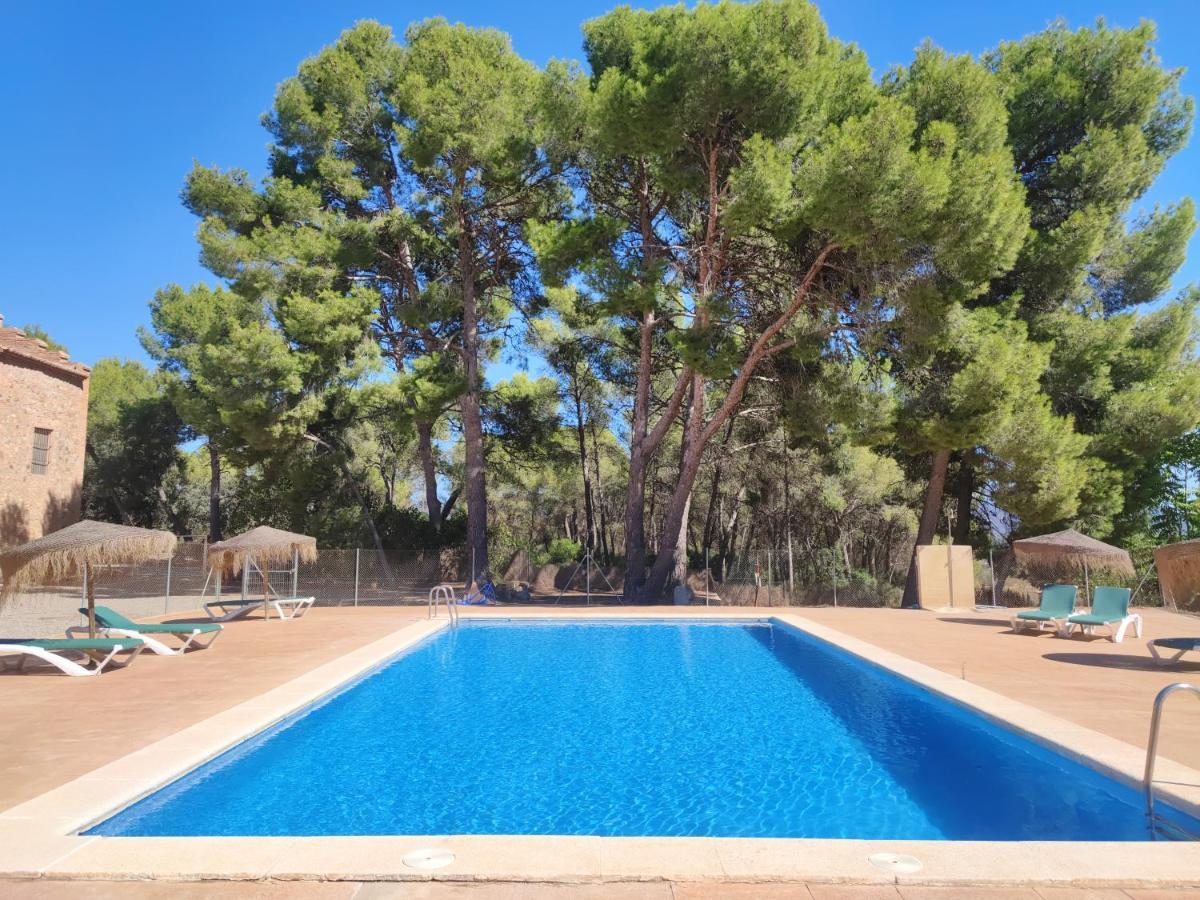 سيجوربي Masia De San Juan Casa Numero 1 En Castillo Con Piscina Y Aire Acondicionado المظهر الخارجي الصورة